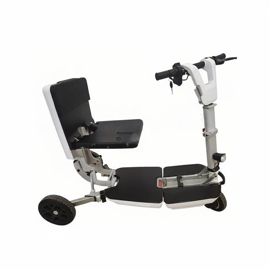 Three Wheel Stand up Electric Scooter Suitcase Box Mobility Scooter for Elderly Adult Travel Folding Portable Powerful