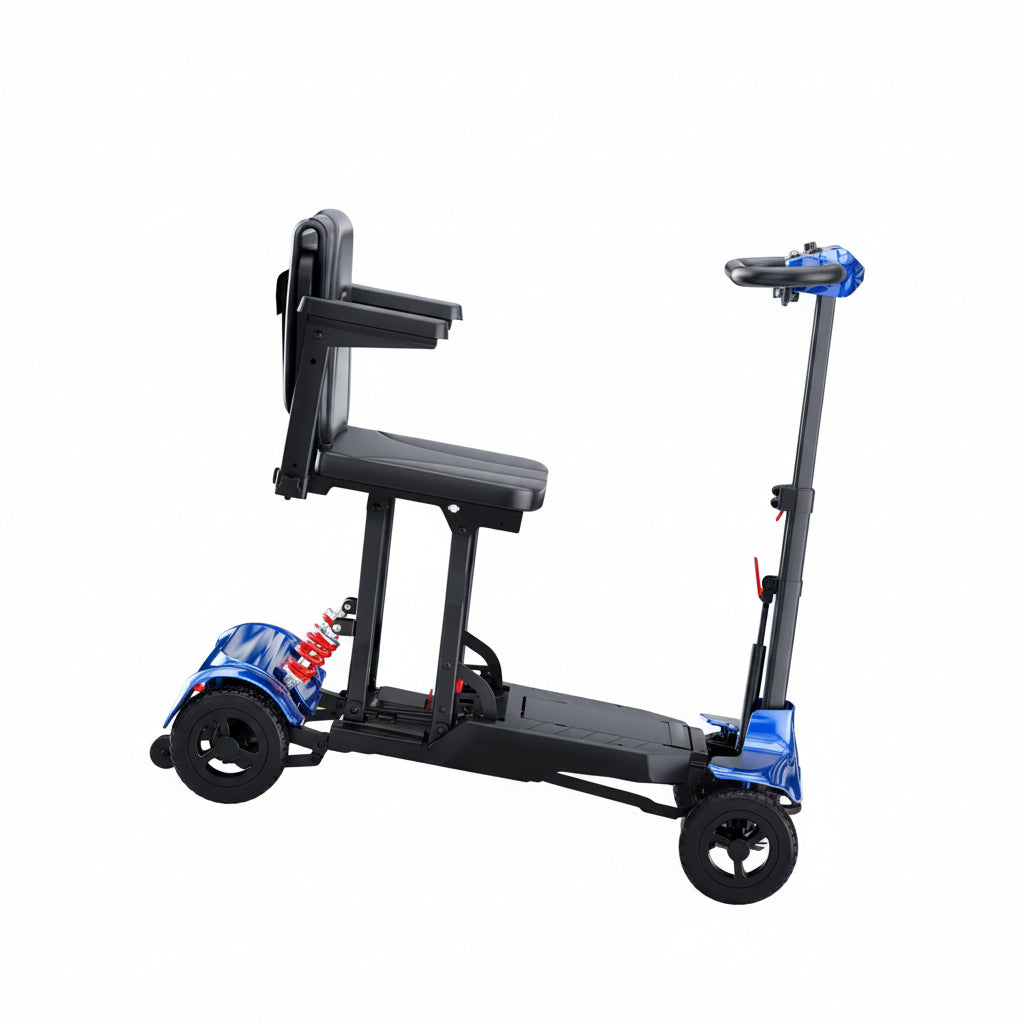 4-Wheel Auto-Folding Mobility Scooters for Seniors Adults,40Lbs Lightweight