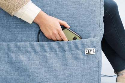 Power Lift Recliner Chair for Elderly, Blue, Medium Size