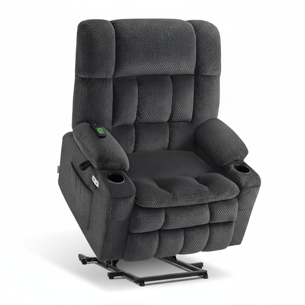 Oversized Dual Motor Power Lift Recliner Chair for Elderly R7891