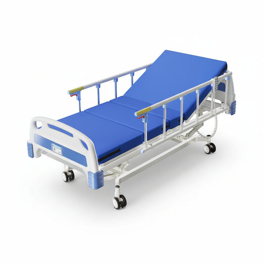 4 Function 600LBS Full Electric Hospital Bed, Beds for Home Use, Special Needs Medical Bed for Seniors with Mattress, Adjustable Hospital, Frame IV Pole, Medical Equipment Beds